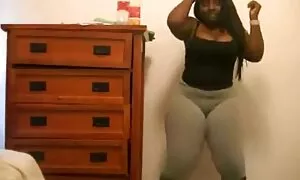 bbw ebony ni legging ...